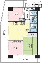 クリオ横須賀中央弐番館の間取り画像