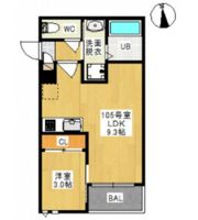 GRANDTIC 下伊福 EXの間取り画像