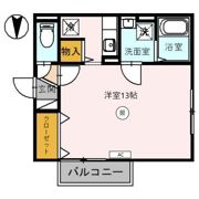 セレッサ花堂 Aの間取り画像