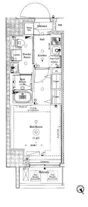 アクサス池袋レジデンスの間取り画像