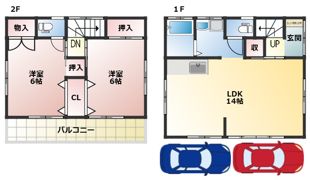 キートス貸家の間取り画像