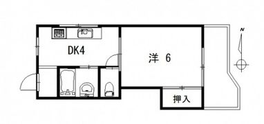 コーポ吉田の間取り画像