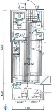 ガリシア錦糸町ステーションフロントの間取り画像