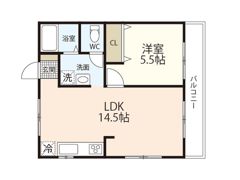 尾尻アパートの間取り画像