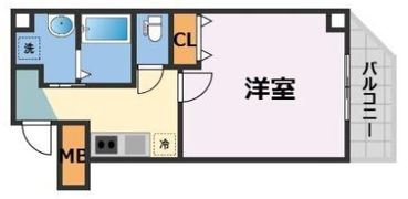 フィオーラマンション天王寺の間取り画像