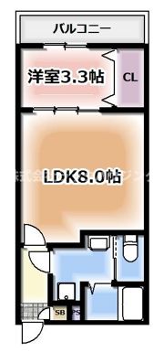 ジーメゾン寝屋川泰町アリビオの間取り画像
