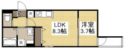 月光呉駅西の間取り画像