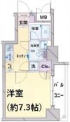 パレステュディオ日本橋東壱番館の間取り画像