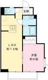 ルミエールB棟（さいたま市南区）の間取り画像