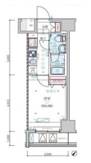 GENOVIA横浜関内skygardenの間取り画像