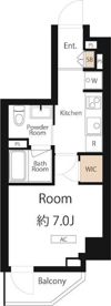 HY’s flat 糀谷の間取り画像