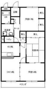 レジデンス井の森の間取り画像