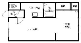 エスポワールIMⅡの間取り画像