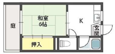 ビスタ岡町の間取り画像