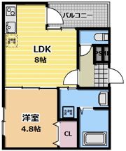 フジパレス新森Ⅱ番館の間取り画像