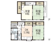 己斐上戸建ての間取り画像