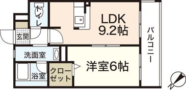エミネンス大町の間取り画像