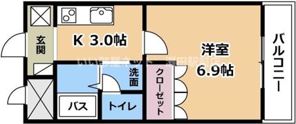 コンフォース長等の間取り画像