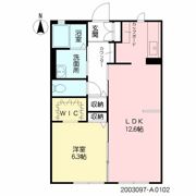 バリージュD＆Mの間取り画像