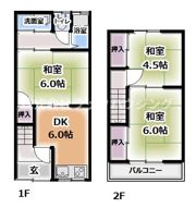 大久保2丁目テラスハウスの間取り画像