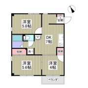 ビューパレー上福岡の間取り画像