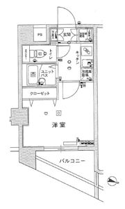 スカイコート後楽園壱番館の間取り画像