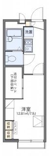 レオパレスワカタケの間取り画像