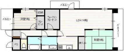 スクエア33の間取り画像