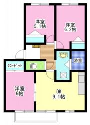 フォブールせがの間取り画像