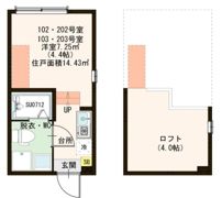 La Ciel Ⅱの間取り画像