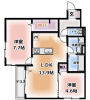 ロイヤルクレヴィアの間取り画像