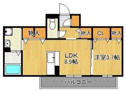 ソレール ヴィラII D棟の間取り画像