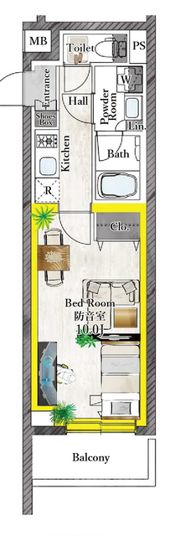 プラネソシエプラス桜台の間取り画像