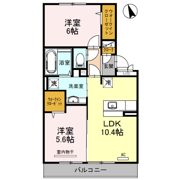 トランキール沖代の間取り画像