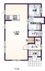 ミライズハウス香南1号棟の間取り画像