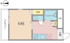 ローズパーク壱番館の間取り画像