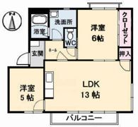 フレグランス中山東 B棟の間取り画像