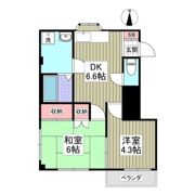 マンションモテギの間取り画像