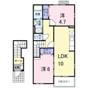 コリ－ヌ華Ⅱの間取り画像