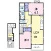コリ－ヌ華Ⅱの間取り画像