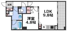 エル・セレーノ上本町レジデンスの間取り画像