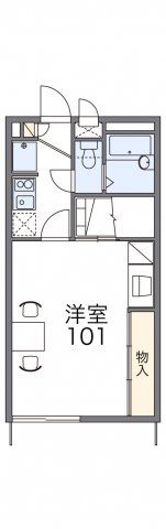 レオパレスエスポアール2番館の間取り画像