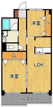 童子丸第10晴和ビルの間取り画像