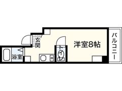 アクアコート宇品の間取り画像