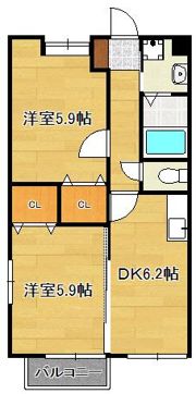 Curum 三ヶ森の間取り画像