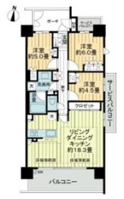 ブランズ三国ステーションレジデンスの間取り画像