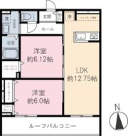 （仮称）新町6丁目パレスの間取り画像