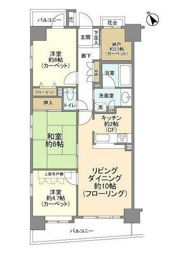 クリオ横浜関内参番館の間取り画像