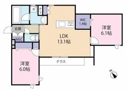 Bloom深沢の間取り画像