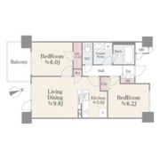 ベルヴュコート津田沼の間取り画像